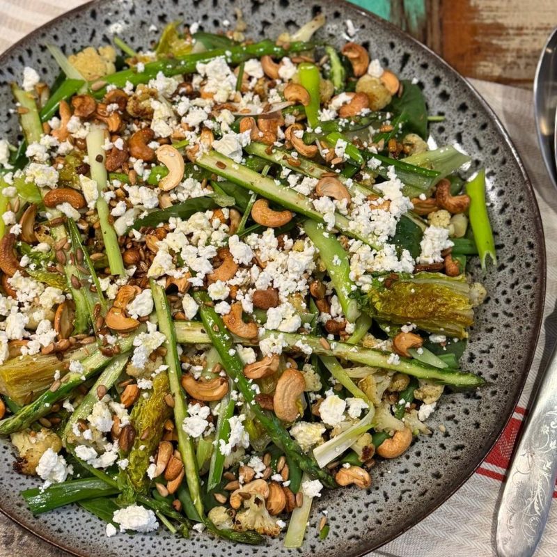 Green Cauliflower Salad with Kombucha&nbsp;dressing