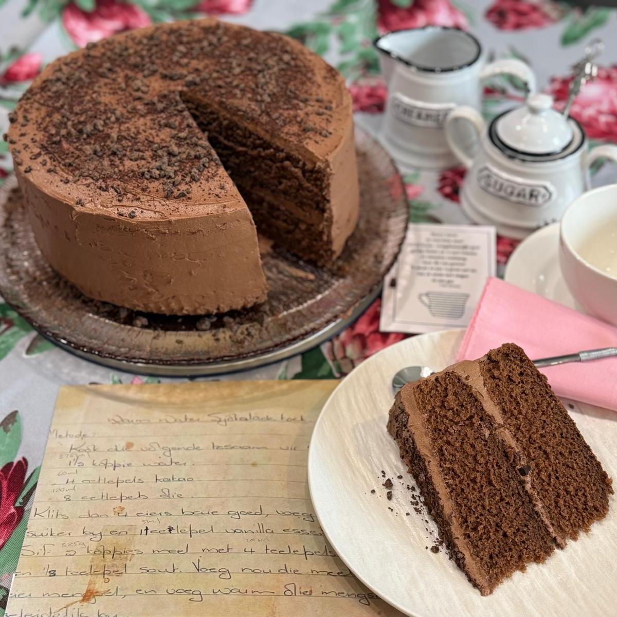 Warm Water Chocolate&nbsp;Cake